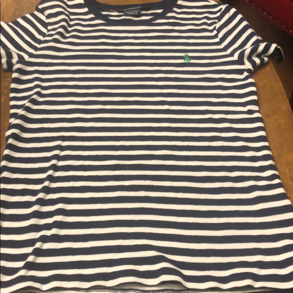 Ralph Lauren Blue and White T/shirt